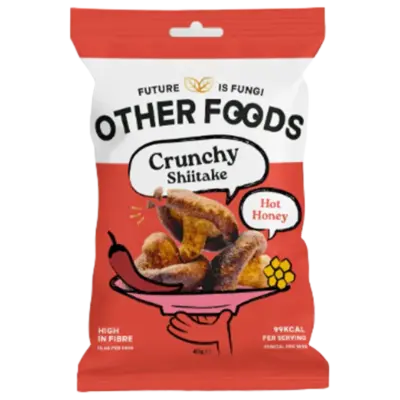 Other Foods Crunchy Shiitake Hot Honey Crispy Chips VE: 8 x 40g