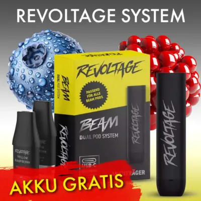 Revoltage Pods mit 2% Nikotin