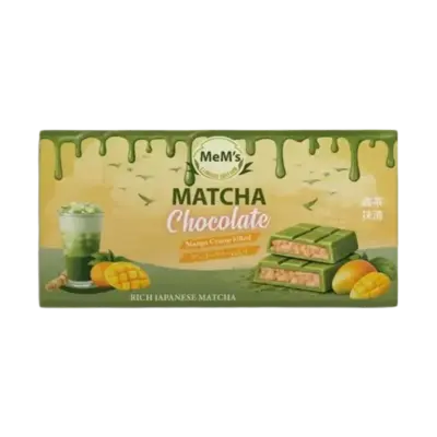 MeM's Matcha Chocolate Mango Cream VE: 12 x 100g