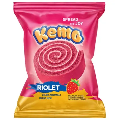 Kemo Riolet - Strawberry Roll VE: 24 x 40g