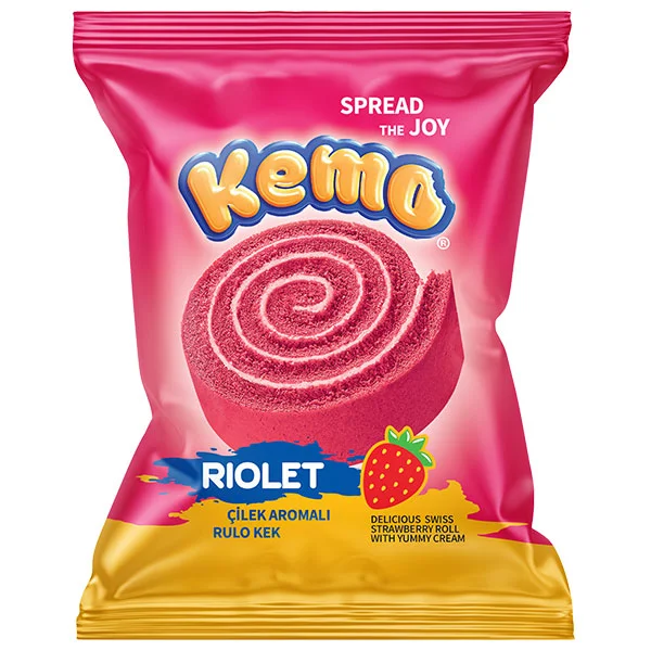 Kemo Riolet - Strawberry Roll VE: 24 x 40g