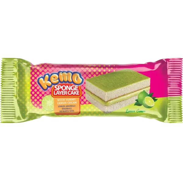 Kemo Sponge Layer Cake - Lemon Creme VE: 24 x 35g