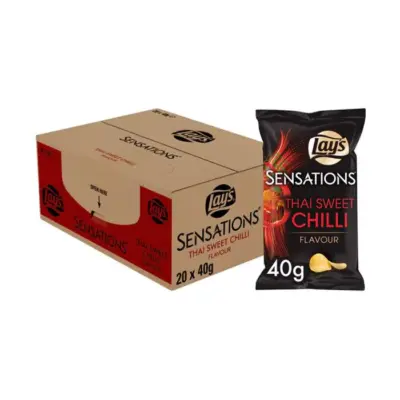 Lays Sensations Thai Sweet Chilli Chips VE: 20 x 40g