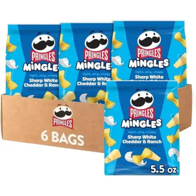 Pringles Mingles White Chessar & Ranach VE: 6 x 57g