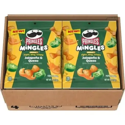 Pringles Mingles Jalapeno & Queso VE: 6 x 57g