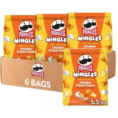 Pringles Mingles Chessar & Sour Cream VE: 6 x 57g
