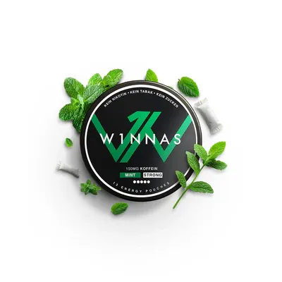 W1NNAS Energy Koffein-Beutel -  Arctic Mint VE: 10