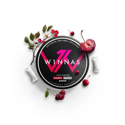W1NNAS Energy Koffein-Beutel - Cherry Mint VE: 10