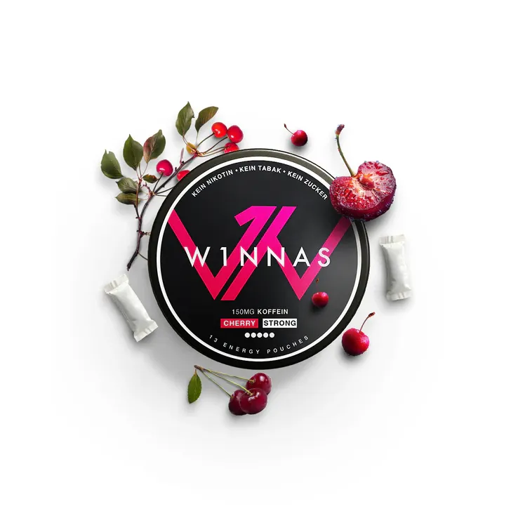 W1NNAS Energy Koffein-Beutel - Cherry Mint VE: 10