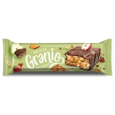 Granio - Milchschokolade Apfel Zimt Bar VE: 24 x 40g