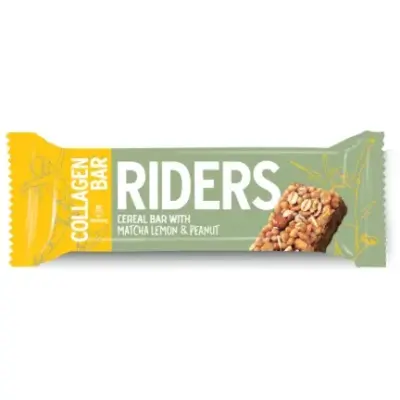 Granio Riders - Milchschokolade Matcha Zitrone Kollagen Bar VE: 24 x 40g