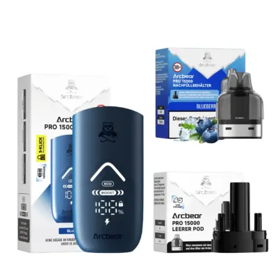 Starterkit: Blueberry Ice – Blauer AKKU