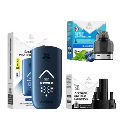 Starterkit: Blueberry Mint – Blauer AKKU
