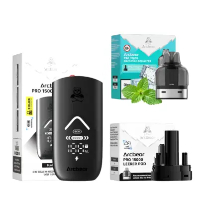 Starterkit: Ice Mint – Schwarzer AKKU