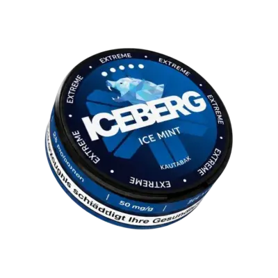 ICEBERG Extreme Kautabak Ice Mint – Nikotin 50 mg/g VE: 10 Stück