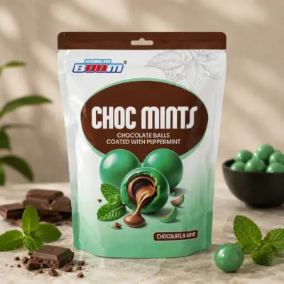 BOOM Choc Mints VE: 18 x 160g