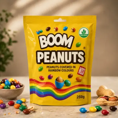 BOOM Peanuts Rainbow VE: 18 x 160g