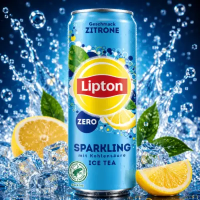 Lipton Dose ZERO Sparkling Zitrone VE: 24 x 330ml