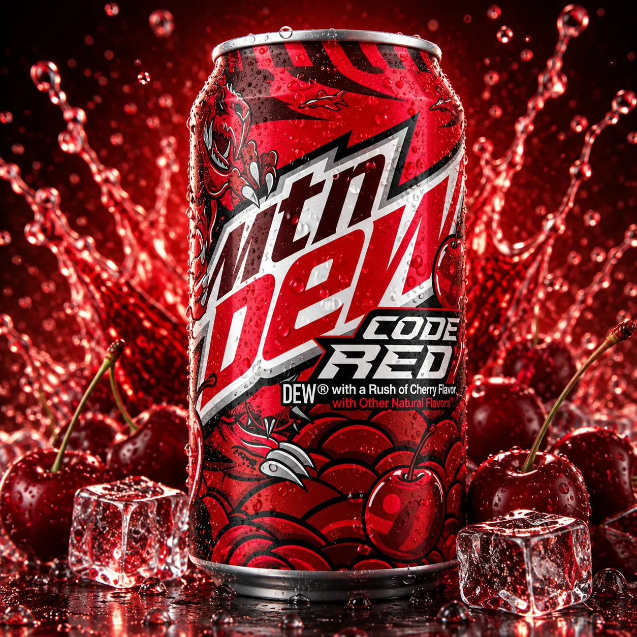 Mountain Dew - Code Rot VE: 12 x 355ml
