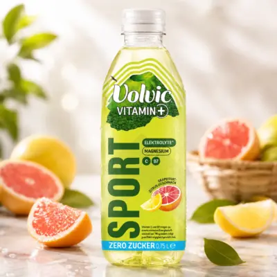 Volvic Vitamin+ Sport Pink Grapefruit VE: 6 x 750ml