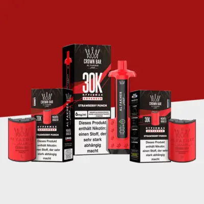 Strawberry Punch VE: 10 Pods + 5 Akkus