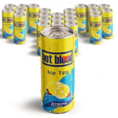 Hot Blood Ice Tea Zitrone VE: 24 Dosen a 0,33l