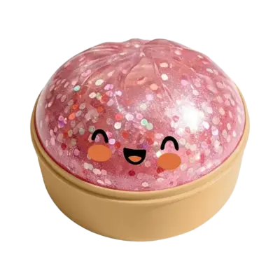 Glitzer Dumpling Squishy VE: 12 Stück