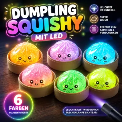 Dumpling Squishy mit LED VE: 10 Stück