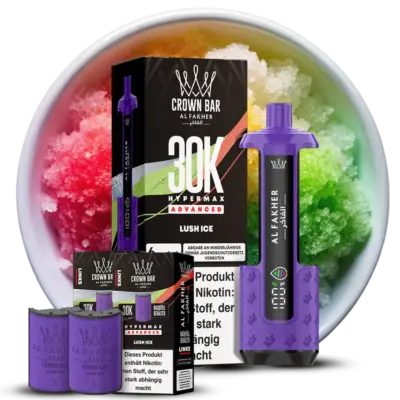 Lush Ice VE: 10 Pods + 5 Akkus