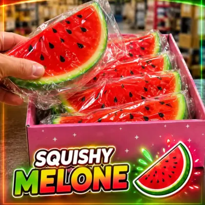 Wassermelone Squishy VE: 12 Stück
