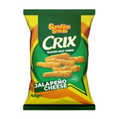 Sunshine Snack - Crix Jalapenos Cheese VE: 32 x 45g