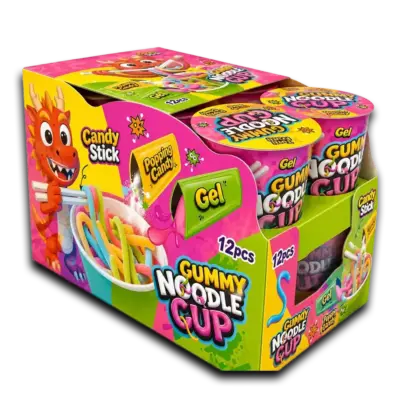 Gummy Noodle Cup Display VE: 12 x 65g