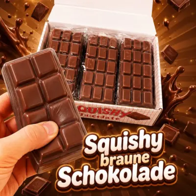 Squishy Schokolade Braun VE: 12 Stück