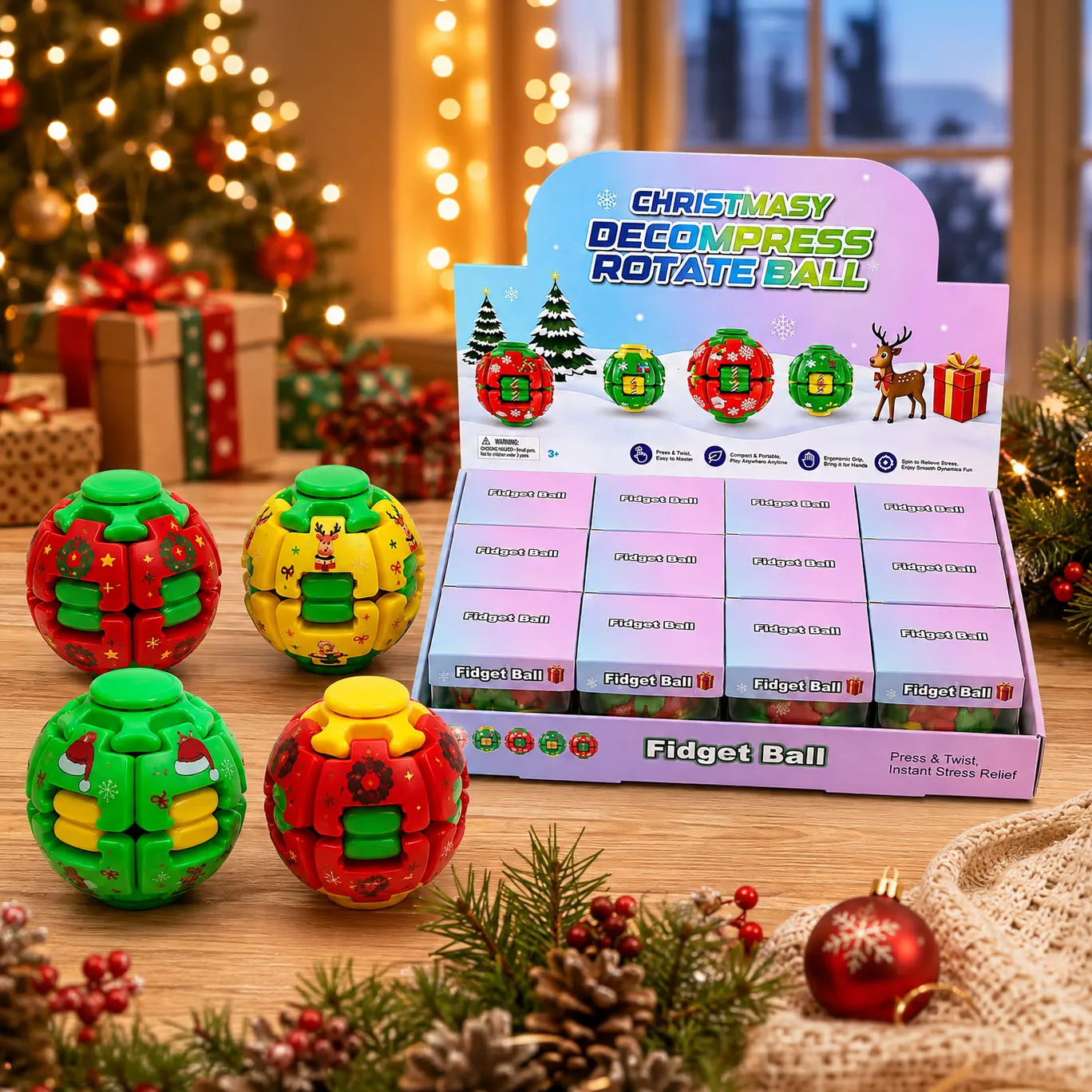 Printed Model Spinner Weihnachten VE: 12 Stück