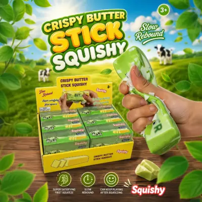 Squishy Butter Grün Crispy VE: 12 Stück