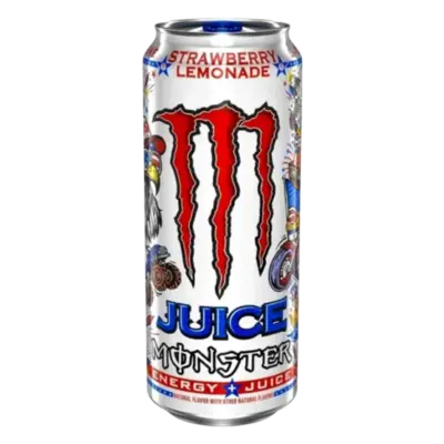 Monster Energy Strawberry Lemonade Juice USA VE: 24 x 473ml