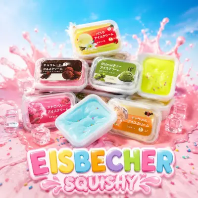 Squishy Eisbecher VE: 12 Stück