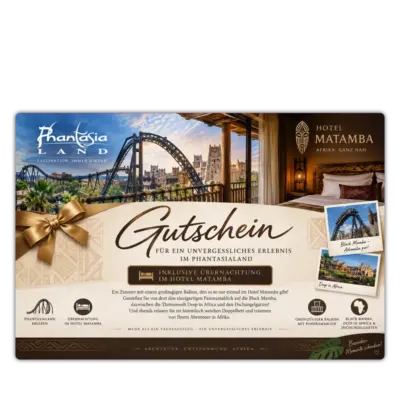 Phantasialand Gutschein mit Übernachtung – Hotel Matamba