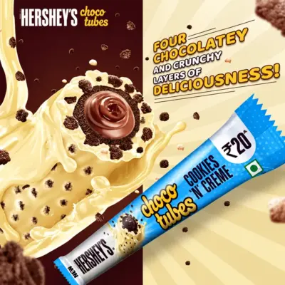 Herseys Choco Tubes Creamy Milk VE: 12 Stück x 23,6g