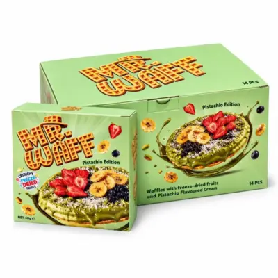 Mr. Waff Pistachio Edition VE: 14 Stück x 60g