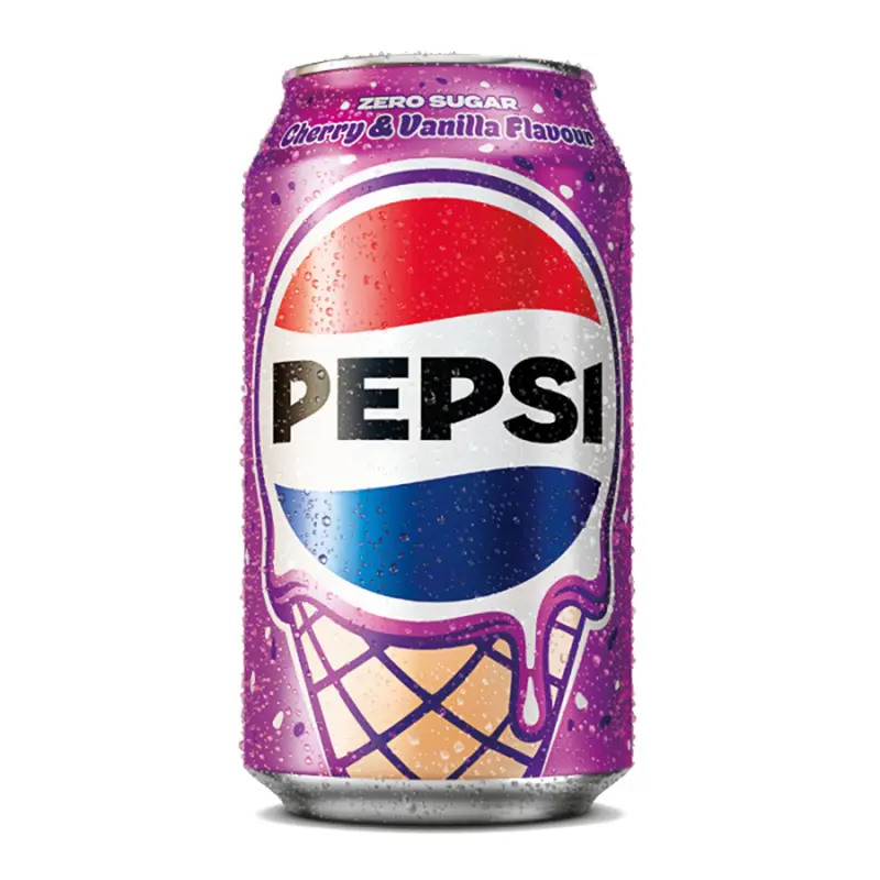 Pepsi - Cherry & Vanilla ZERO UK VE: 24 x 330ml