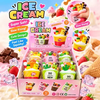 Squishy Ice Cream Gemischt VE: 12 Stück