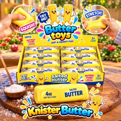 Squishy Butter Salted Gelb VE: 12 Stück